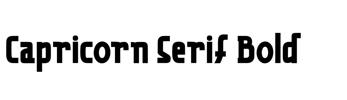 Capricorn Serif Bold